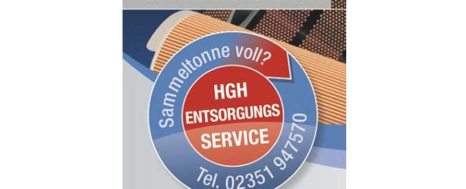 Unser Entsorgungsservice: Erodierfilter